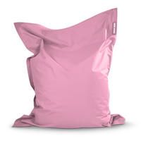 RIESEN-SITZSACK "Square" 140x180cm 380 L - Rosa, Textil (140/25/180cm) - Green Bean