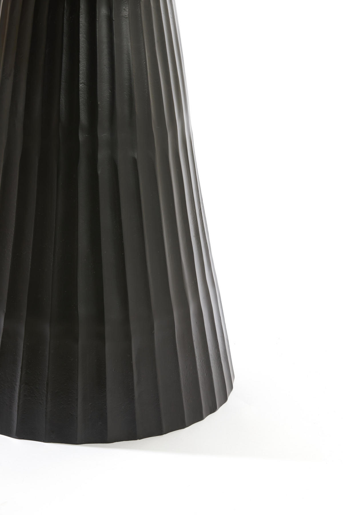ESSTISCH Rianne Braun Ø100/75 cm - Schwarz, Metall (100/100/75cm) - Light & Living