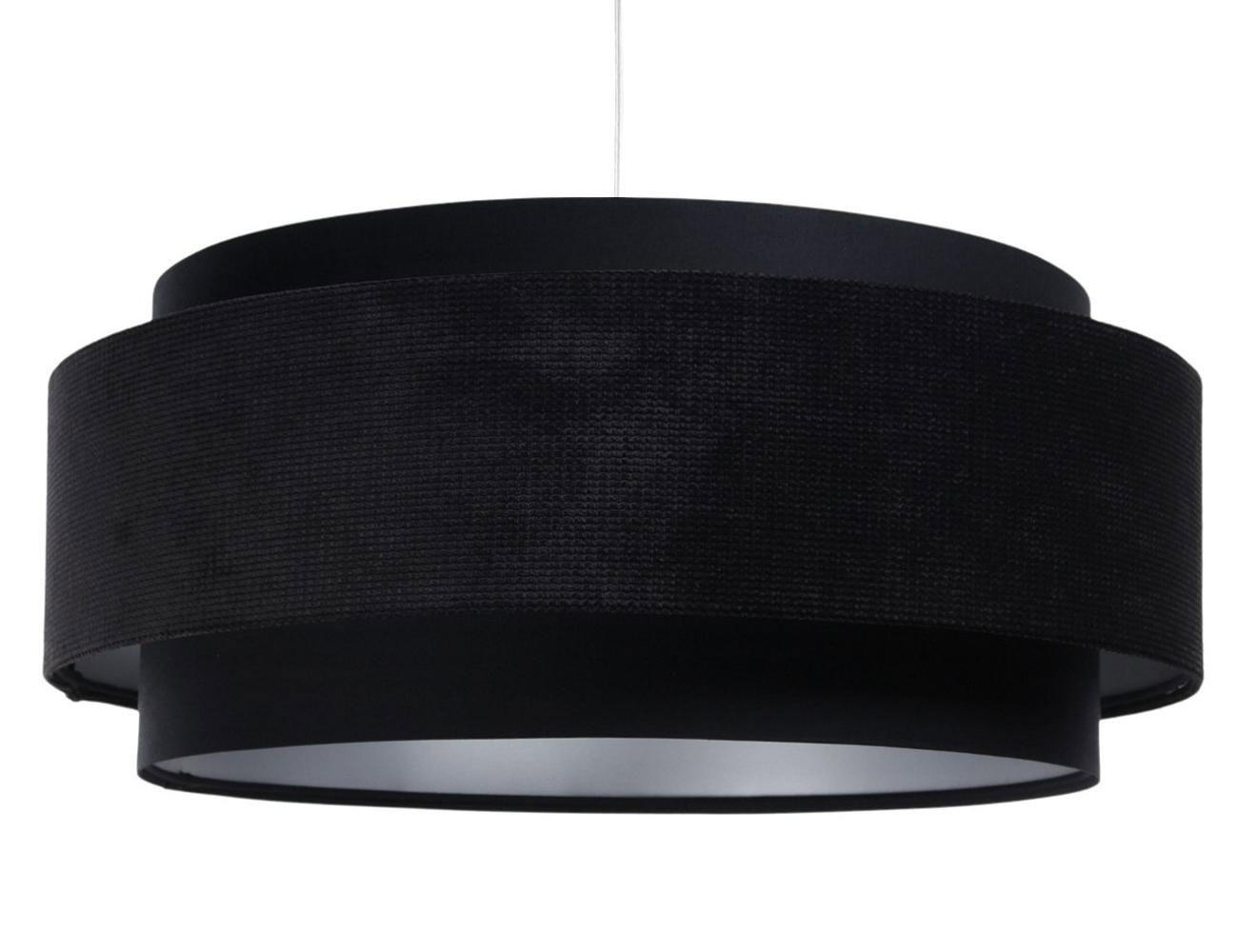 HÄNGELEUCHTE Schwarz 60/25 cm - Schwarz, Kunststoff (60/1/25cm) - ONZENO
