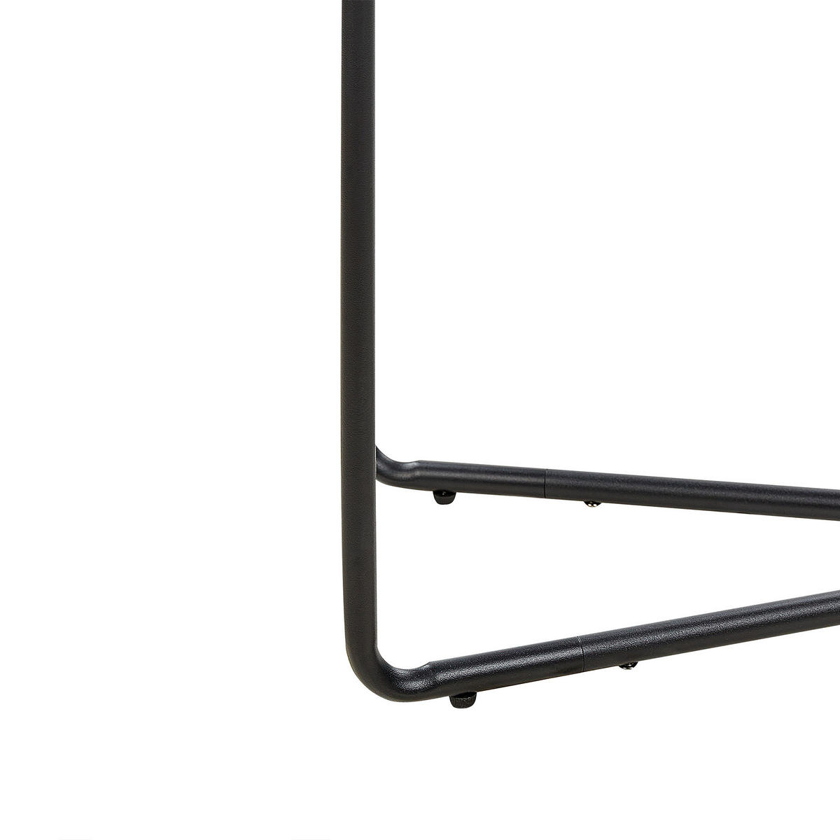 KONSOLENTISCH Betonoptik/schwarz Lakota - Schwarz/Grau, Holzwerkstoff (31/110/81cm) - Beliani