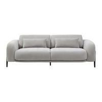 SOFA ohne Schlafmöglichkeit - 3 Personen - Stoff - Hellgrau - - Hellgrau, Textil (210/100/102cm) - Vente-Unique