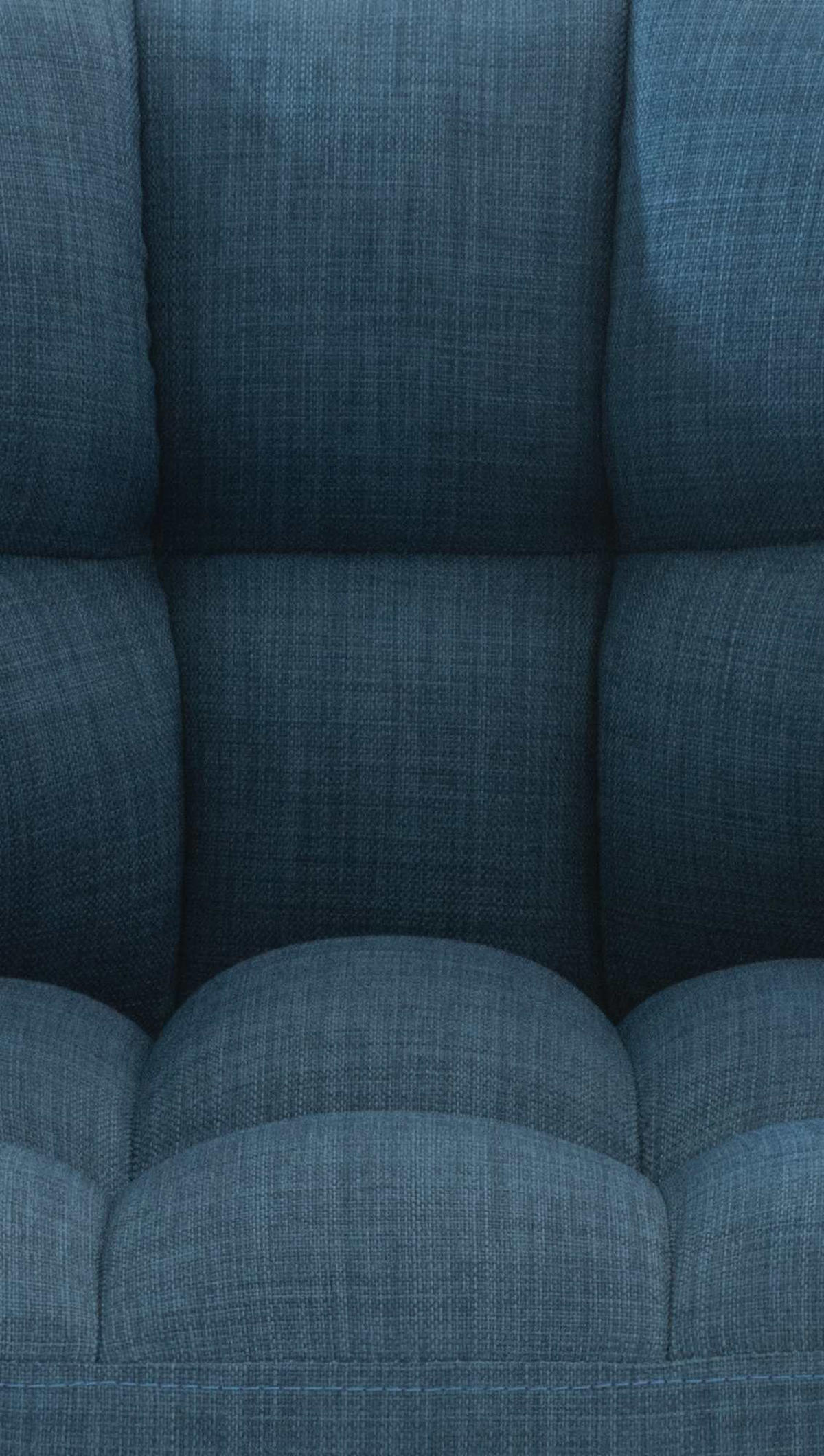 SESSEL Stoff blau - Blau/Schwarz, Textil/Metall (64/75/48cm) - CLP