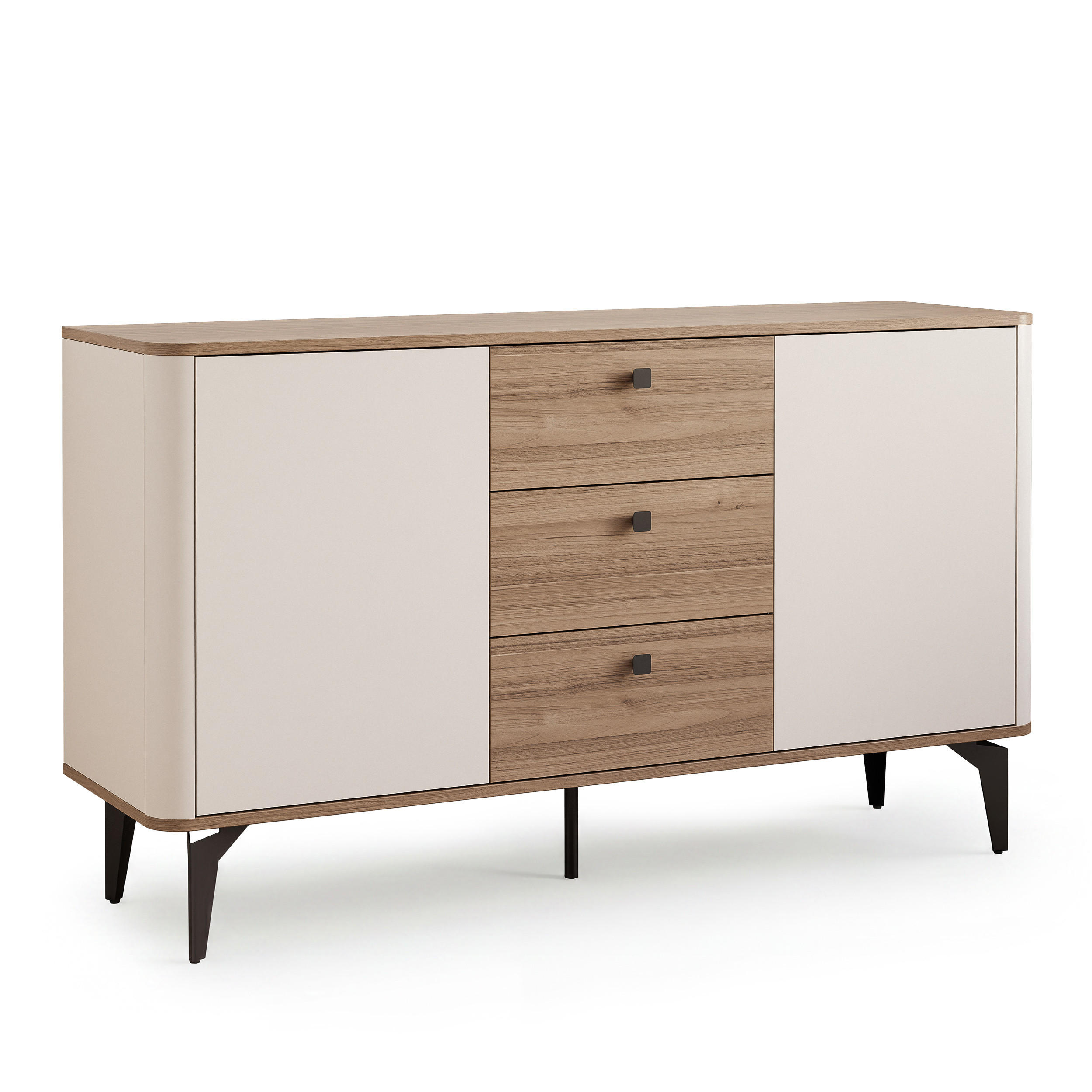 KOMMODE BELLAGIO - Kaschmir, Holzwerkstoff (140.1/140.1/40.2cm) - Idohome