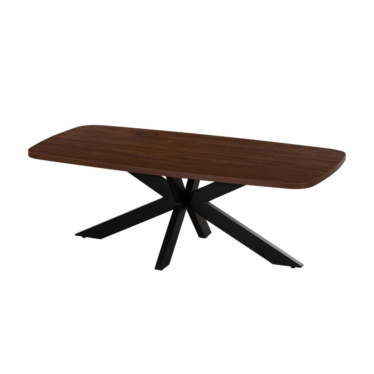 Giga Meubel Couchtisch Dunkelbraun 50x35x100 cm