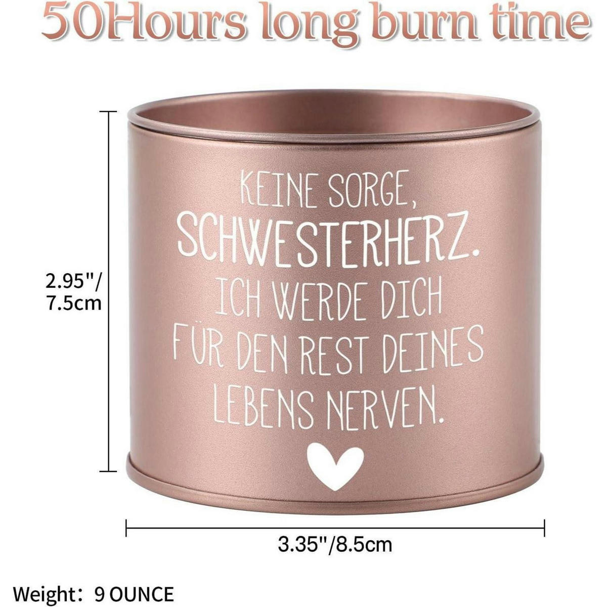KERZE Lavendel 9OZ - Multicolor, Paraffin (7.5cm)