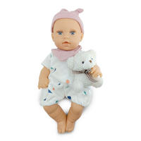 KINDERPUPPE Bear und Baby rosa 30 cm, Kuscheltier, Schnuller, beweglicher Körper, ab 18 Monaten - Rosa, Kunststoff (16/8/30cm) - Moni