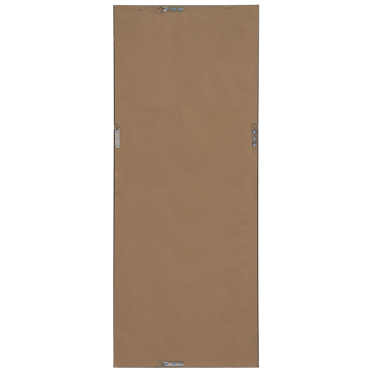 WANDSPIEGEL schwarz rechteckig 50/130 cm Draveil - Schwarz, Kunststoff (50/130/2cm) - Beliani