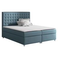 BOXBETT Asti - Hellblau, Holz (140/200cm) - MIRJAN24