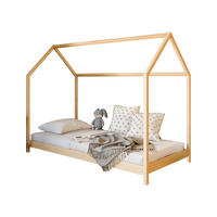 KINDERBETT Karin 90x200 natur - Hellbraun, Holzwerkstoff (90/200cm) - Kids Collective