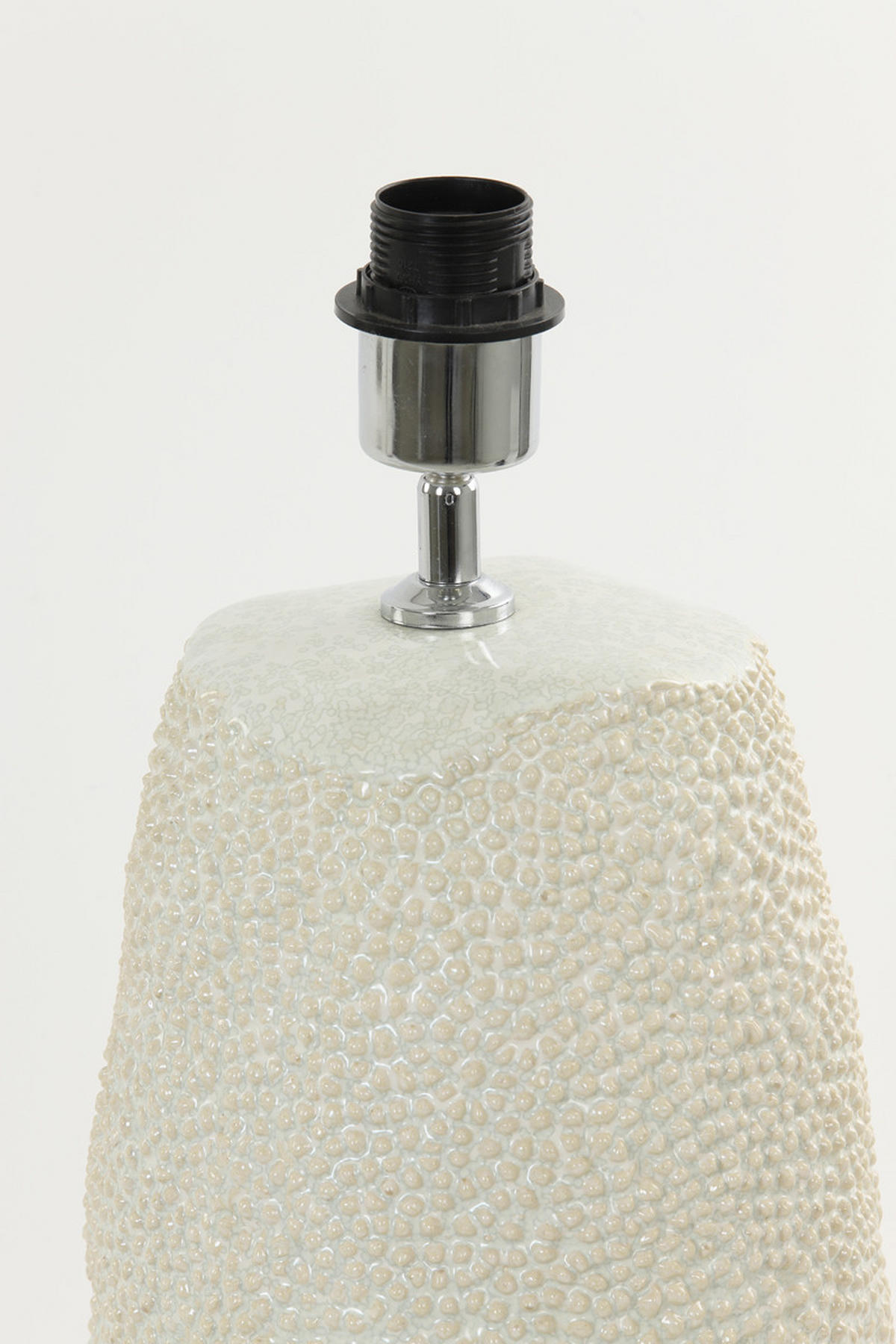 LAMPENFUSS Kyara Weiß Ø30,5/51,5 cm - Weiß, Keramik (30.5/30.5/51.5cm) - Light & Living