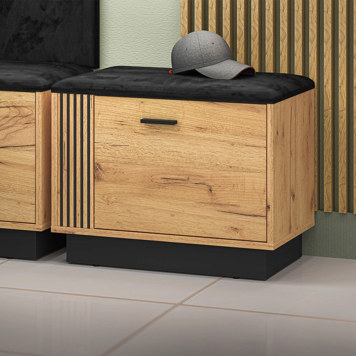 EINGANGSMÖBEL Nilo Holz - Braun, Holzwerkstoff (60/49/34cm) - Petits-meubles