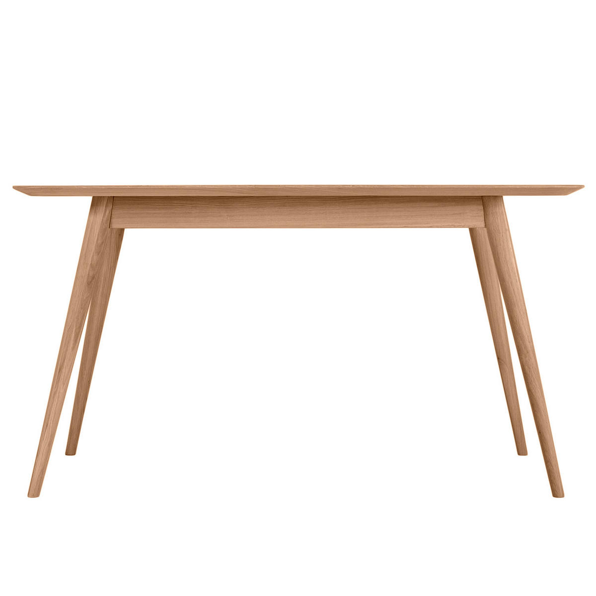 ESSTISCH - Massivholz - Eichefarben, Holz (90/140/75cm) - home24