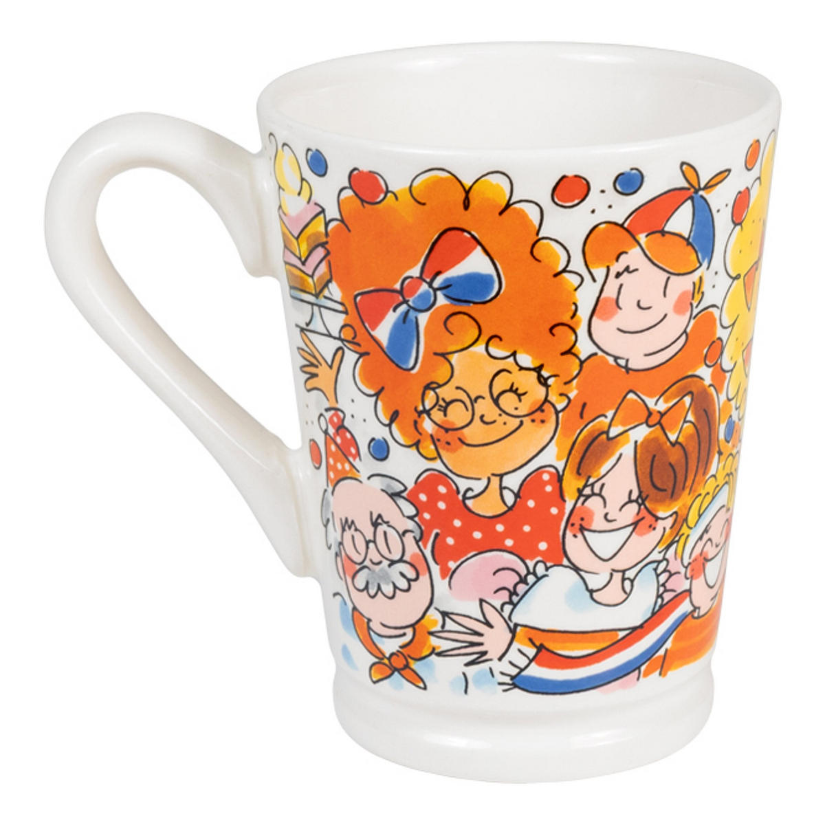 MAZAGRAN-BECHER Wir lieben Orange in Bunt - 500 ml - Multicolor, Keramik (0.5L) - Blond Amsterdam