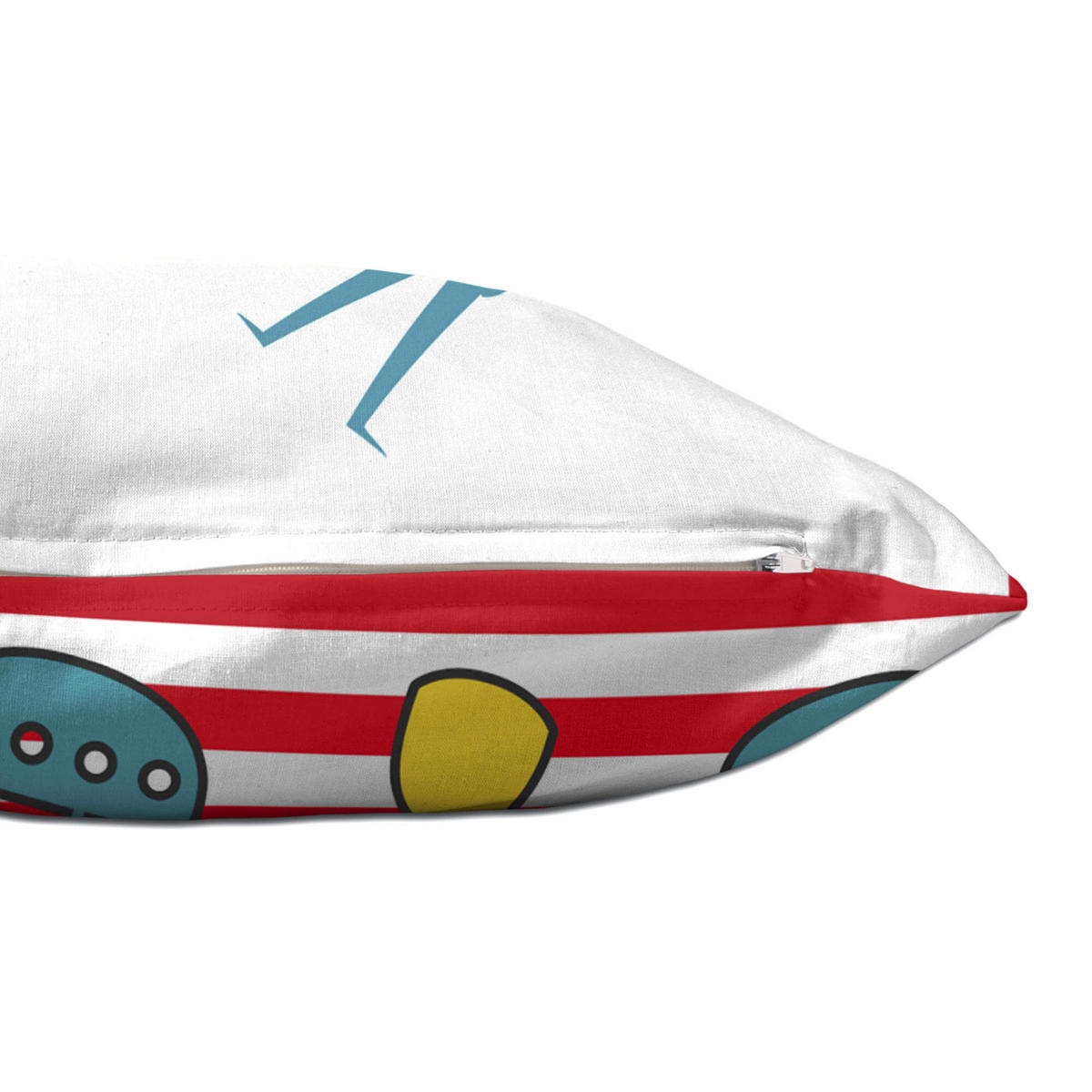 KISSENBEZUG flying boy 50x30 cm mehrfarbig - Multicolor, Textil (50/30cm) - Happy Friday