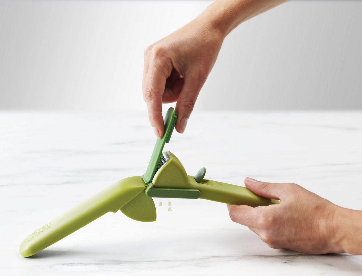 KNOBLAUCHPRESSE CleanForce - Grün, Metall (16cm)