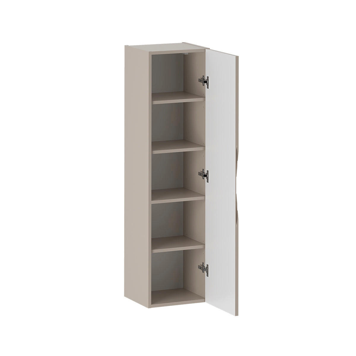 BADMÖBEL 60.6cm Tao 2er-Set Kaschmir - Beige, Holzwerkstoff (60.6/50/45.8cm) - Petits-meubles