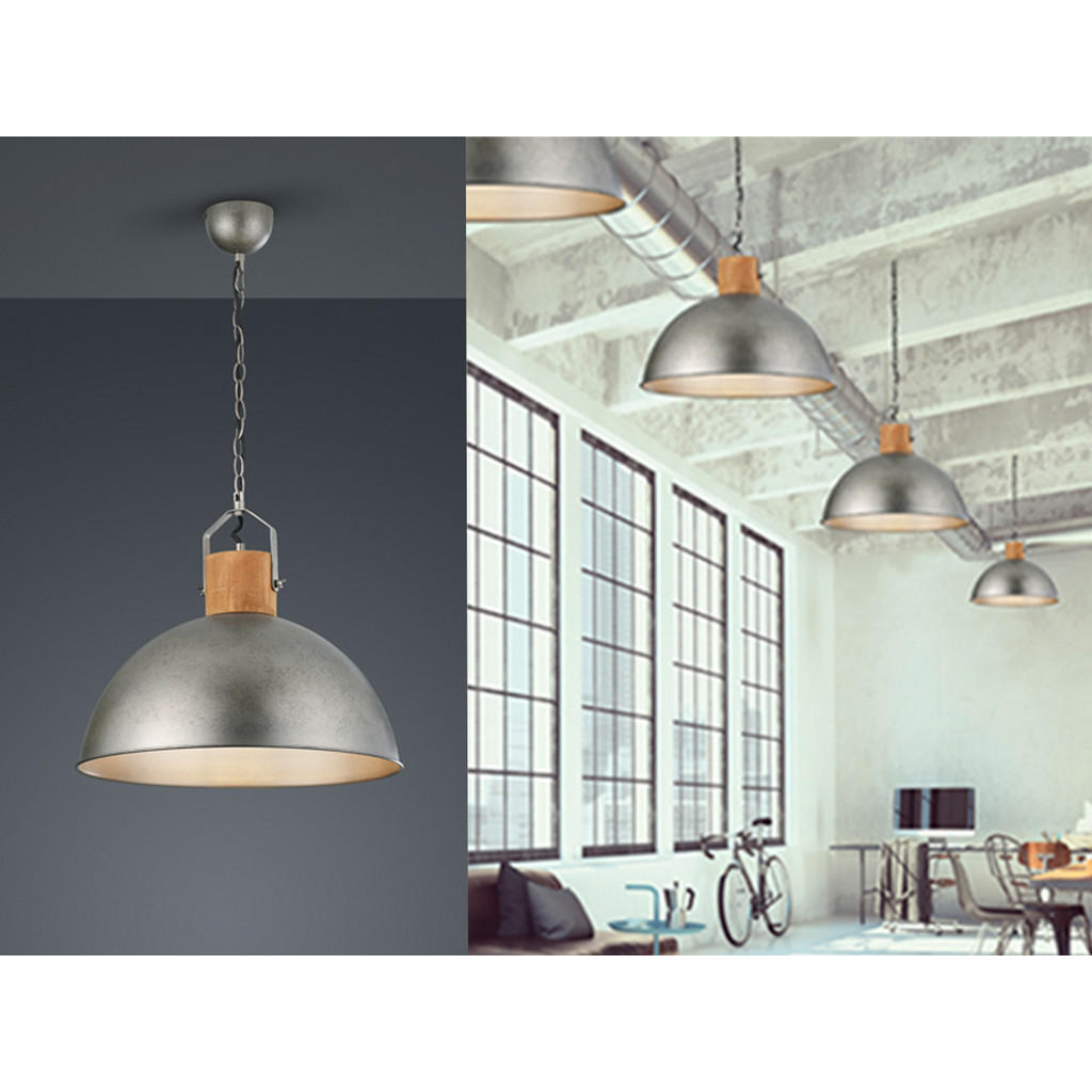 Thumbnail - meineWunschleuchte Led-Pendelleuchte, Silber, Metall, Rund,Rund, 45x150x45 cm, Lampen & Leuchten, Innenbeleuchtung, Häng...