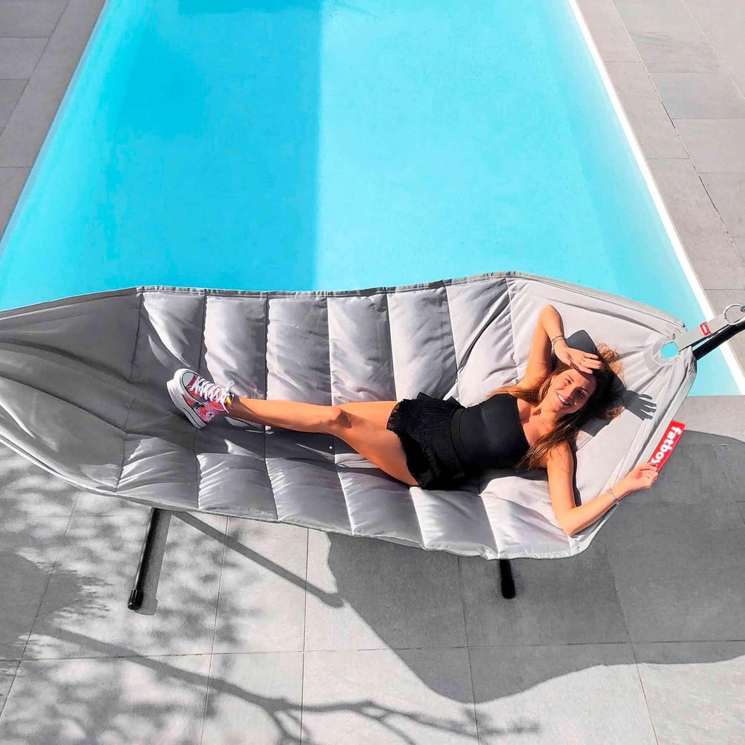 Thumbnail - Fatboy Hängematte, Hellgrau, Textil, 330x110x127 cm, Gartenmöbel, Hängematten