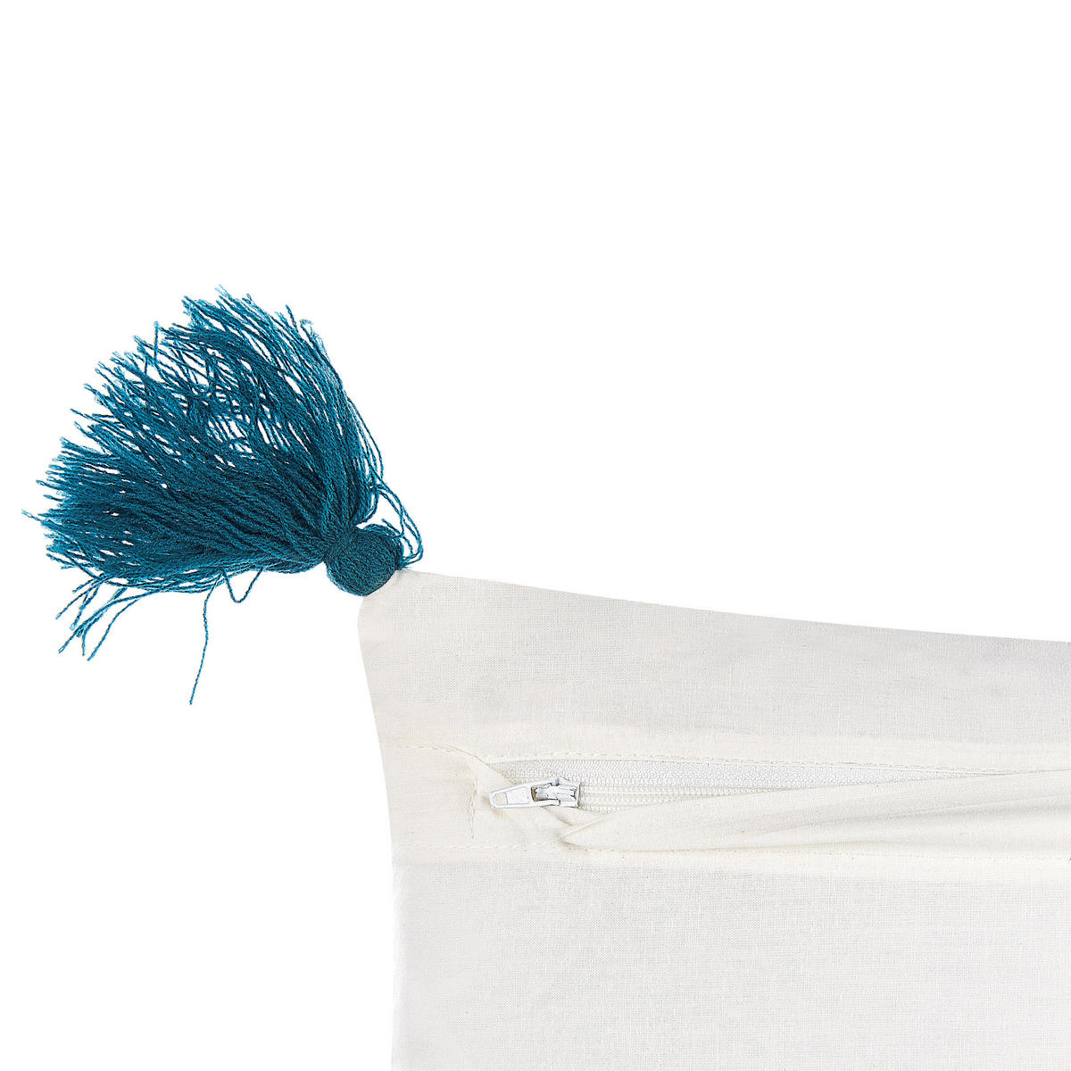 DEKOKISSEN 2er-Set Dunkelblau 45/45 cm Tilia - Dunkelblau, Naturmaterialen/Textil (45/45cm) - Beliani