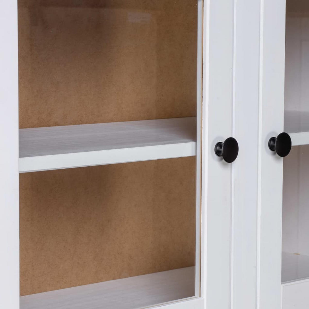 BUFFETSCHRANK Edwards 93/40.5/180 cm - Weiß, Holzwerkstoff (93/180/40.5cm) - Nettlife