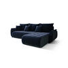 ECKSOFA mit Schlaffunktion TOKYO R Monolith 77 Rechts - Blau, Textil (280/185cm) - Bedante