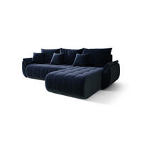 ECKSOFA mit Schlaffunktion TOKYO R Monolith 77 Rechts - Blau, Textil (280/185cm) - Bedante