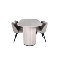 TISCHGRUPPE Beige - Beige, Holzwerkstoff (90/75/200cm) - ebuy24