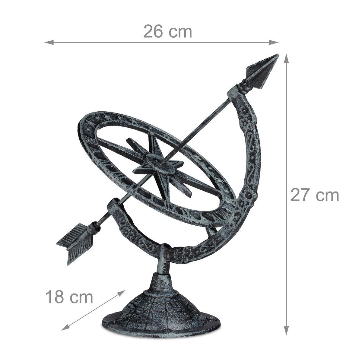 SUNCANI - višebojno, metal (18/26/27cm) - Relaxdays