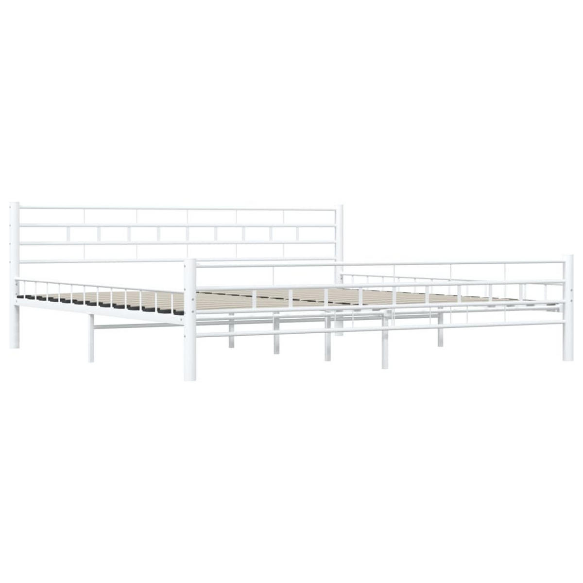 METALLBETT Hood 207/210 cm - Weiß, Metall (200/200cm) - Nettlife