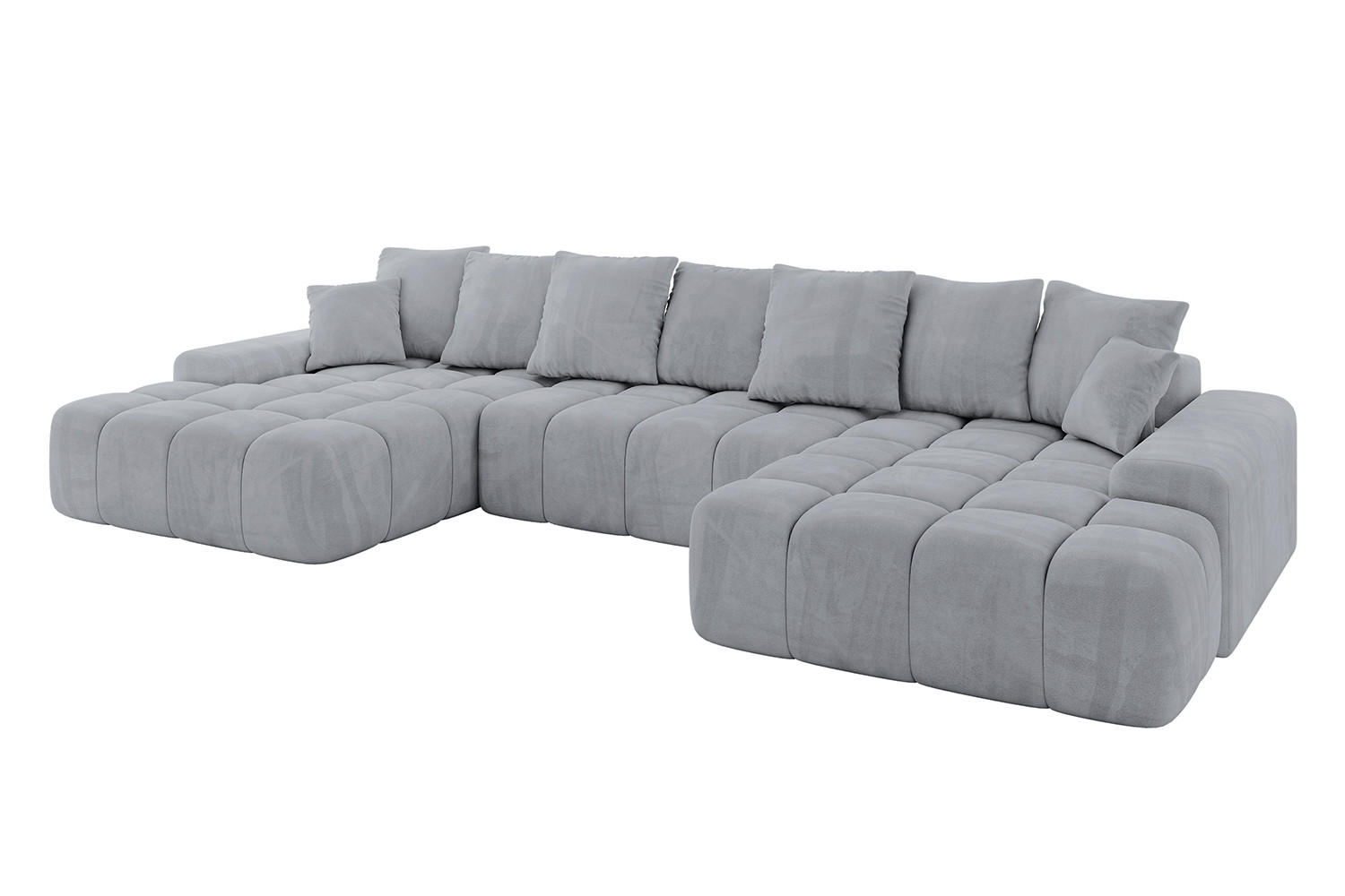 ALTDECOR SEDACÍ SOUPRAVA ENSI-U – 353 x 164 x 69 cm titanová barva
