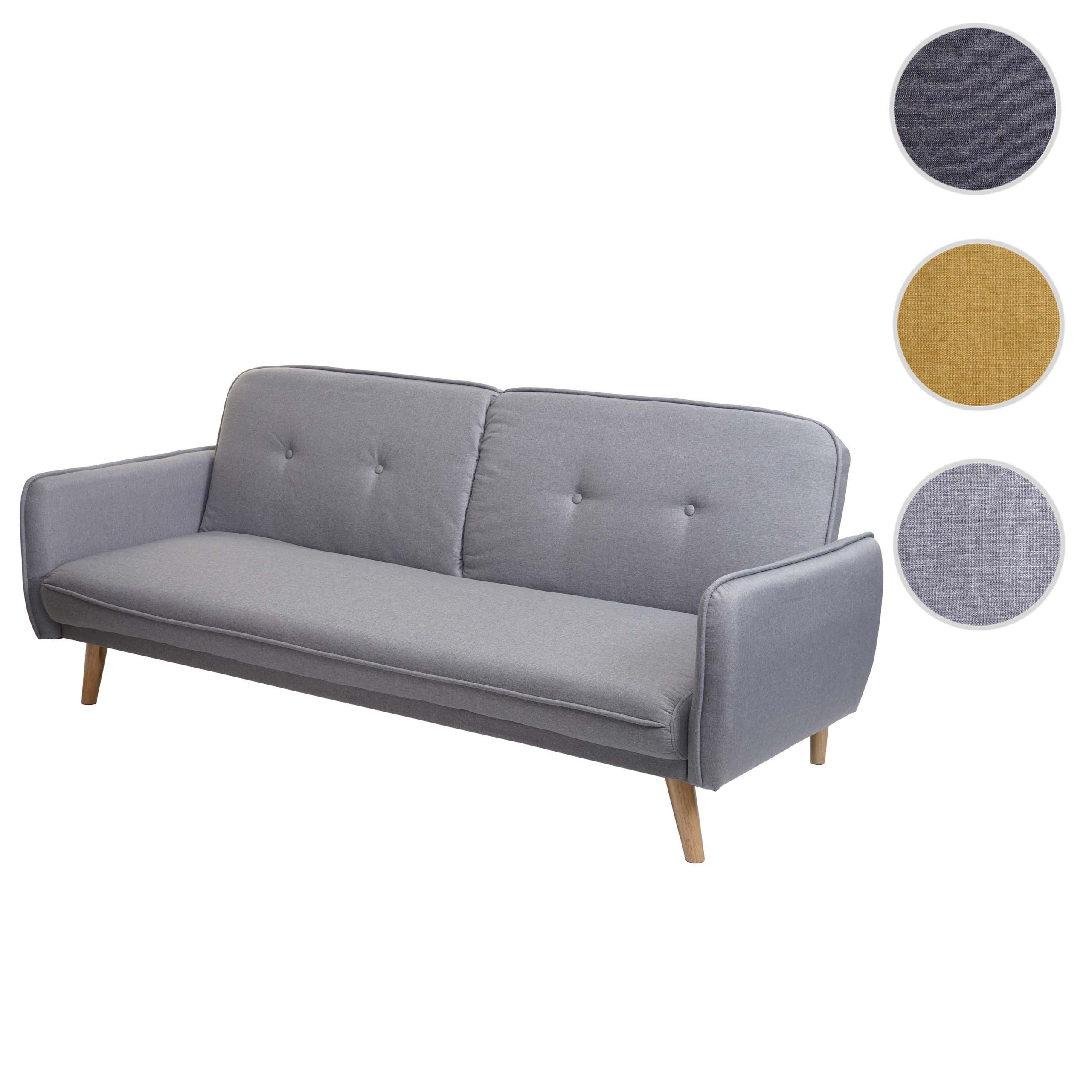SCHLAFSOFA Grau - Grau, Textil (185/78/85cm) - MCW