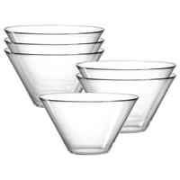 SALATSCHALEN Inga transparent ø 20 cm 6er Set - Transparent, Glas (20cm) - Ritzenhoff Breker