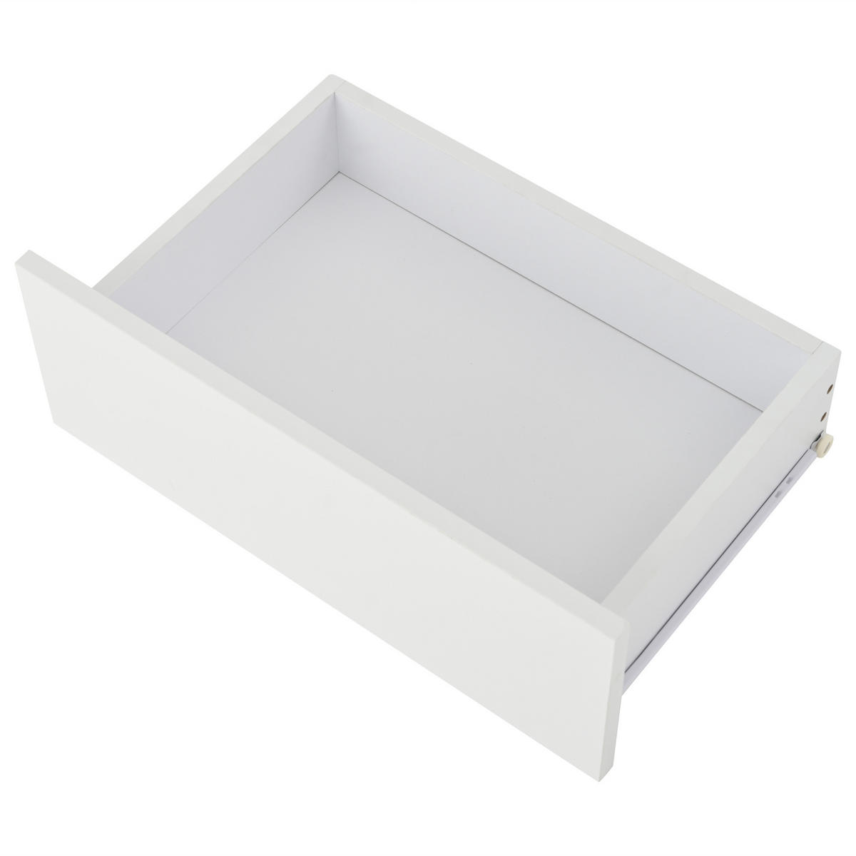 COUCHTISCH DE-103 LED-Glas Weiß - Weiß, Holzwerkstoff (50/100/35cm) - ComfortXL