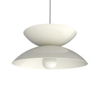 HÄNGELEUCHTE - Weiß Hochglanz, Metall (40/40/20cm) - Lumicom