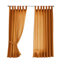 VORHANG 2ER SET POTSDAM HxB 175x140 cm Orange - Orange, Textil (140/175cm) - Gardinenbox