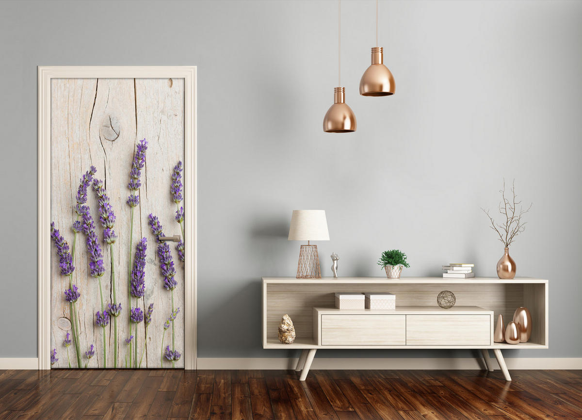 TÜRAUFKLEBER 75x205 cm Dekorativ für Türen - Lila, Kunststoff (75/205/0.01cm) - TULUP