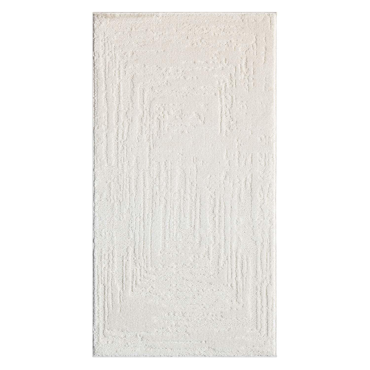 KURZFLOR-TEPPICH Flair 171 Creme 80x150 cm - Creme, Textil (80/150cm) - carpet city