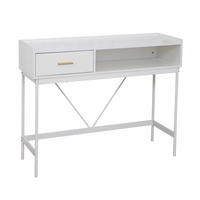 KONSOLENTISCH VALEO Weiß - Weiß, Metall (35/110/85cm) - SVITA