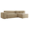 ECKSOFA Lordin Premium, Seite: Rechts - Beige, Holz/Textil (267/205cm) - MIRJAN24