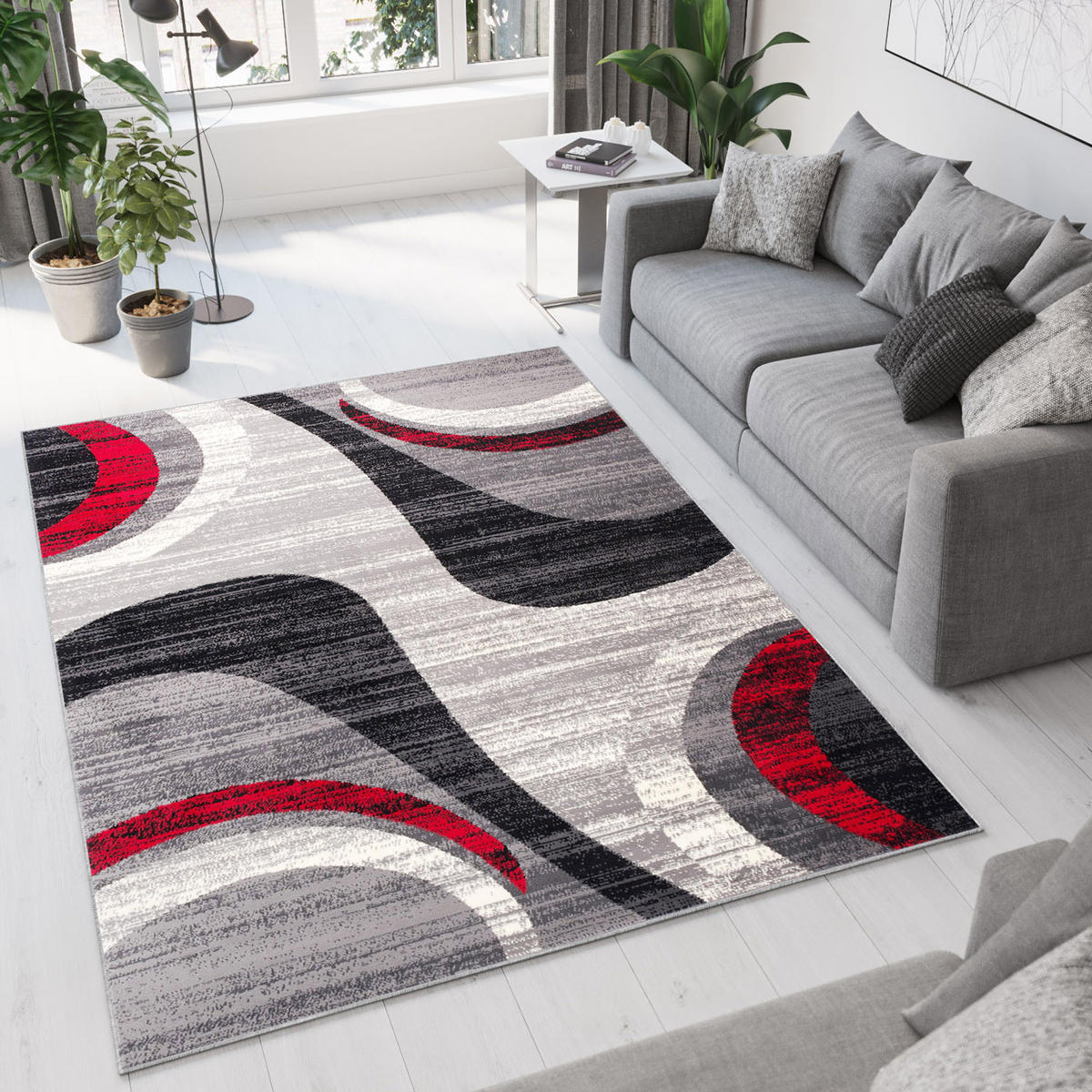 TEPPICH DREAM Rot 160/220 cm - Rot, Textil (160/220cm) - Tapiso