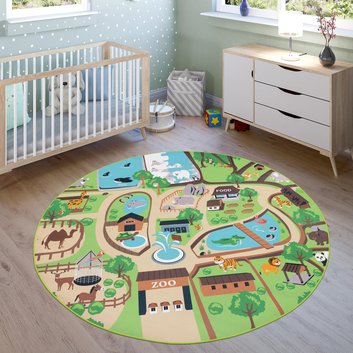 KINDERTEPPICH 200/200 cm Bino 563 - Beige, Textil (200/200cm) - Paco Home