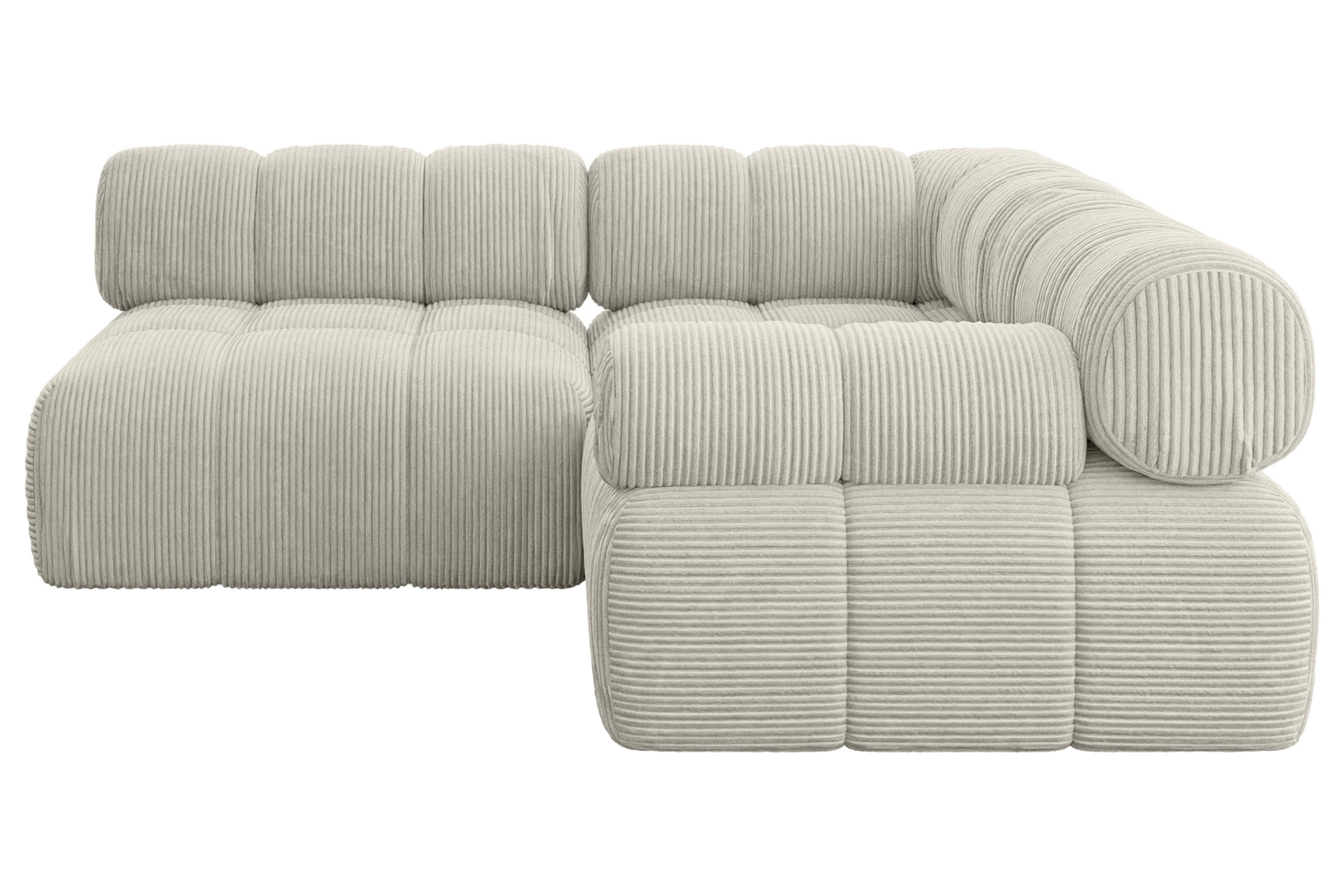 Altdecor Ecksofa Creme 190x190 cm