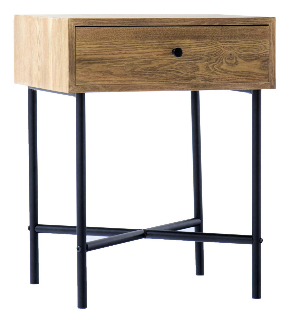 NACHTTISCH Rechteckig Braun 46 x 38 x 60 cm - Braun, Holz (46/60/38cm) - Nordlys