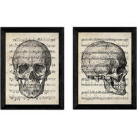 POSTER Set Mit 2 Von Valladolid A4 Schwarzer Rahmen - Schwarz, Papier (29.7/5/21cm) - Nacnic