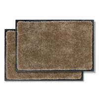 FUSSMATTE FÜR INNEN LAVA 2ER SET - Beige, Textil (90/150cm) - Astra