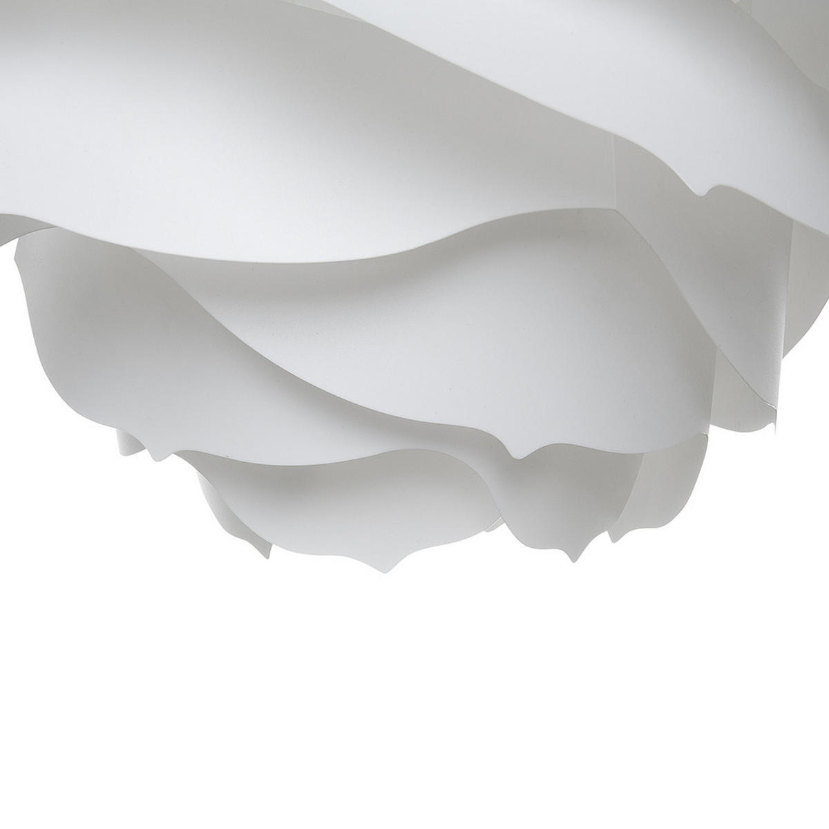HÄNGELEUCHTE Weiß Nile - Weiß, Kunststoff (41/41/113cm) - Beliani