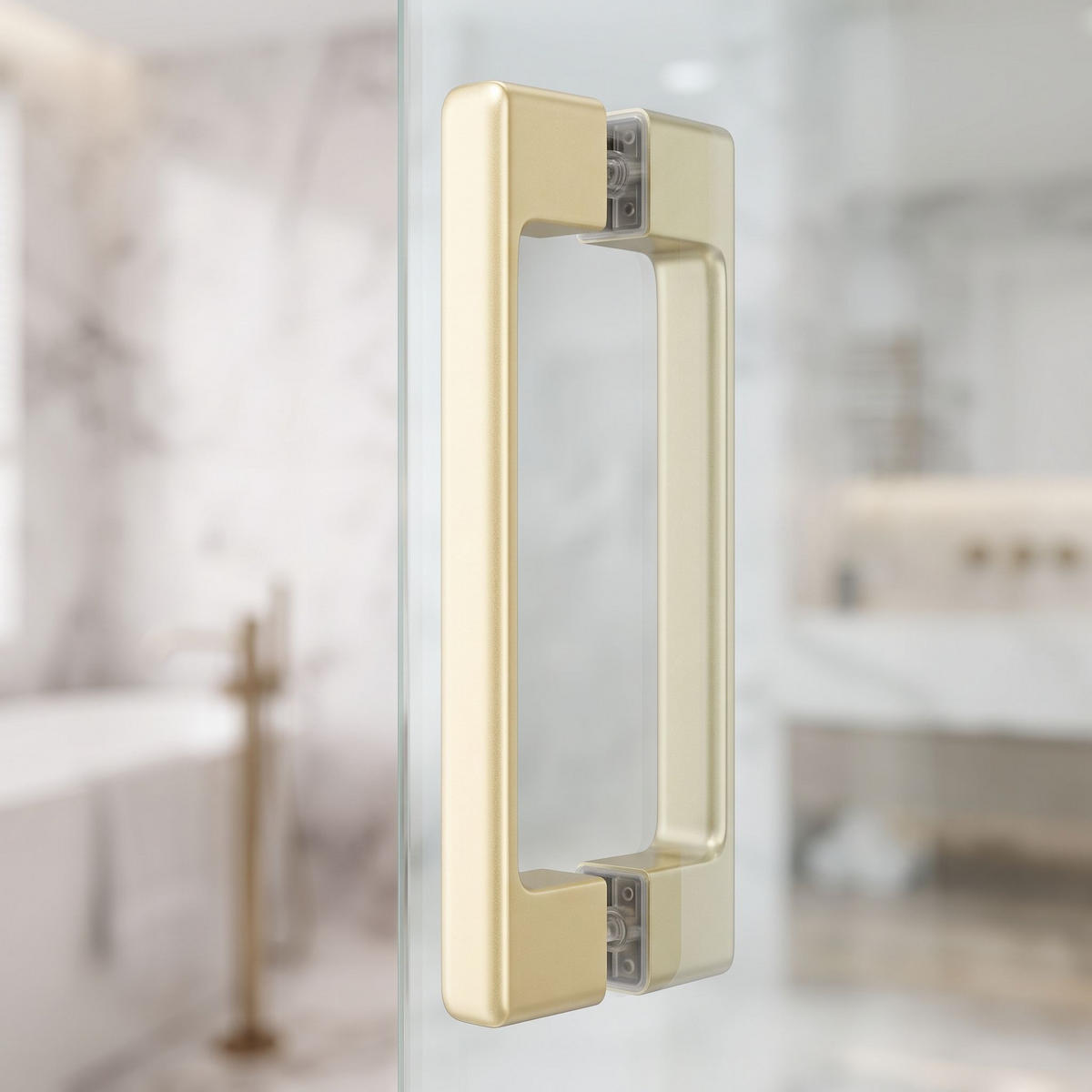 DUSCHTÜRGRIFF Rea 02 Brushed Gold - Goldfarben, Metall (1.8/17cm) - REA