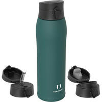 THERMOSFLASCHE Edelstahl 950 ml Dunkelgrün - Olivgrün, Metall (8.4/8.4cm)