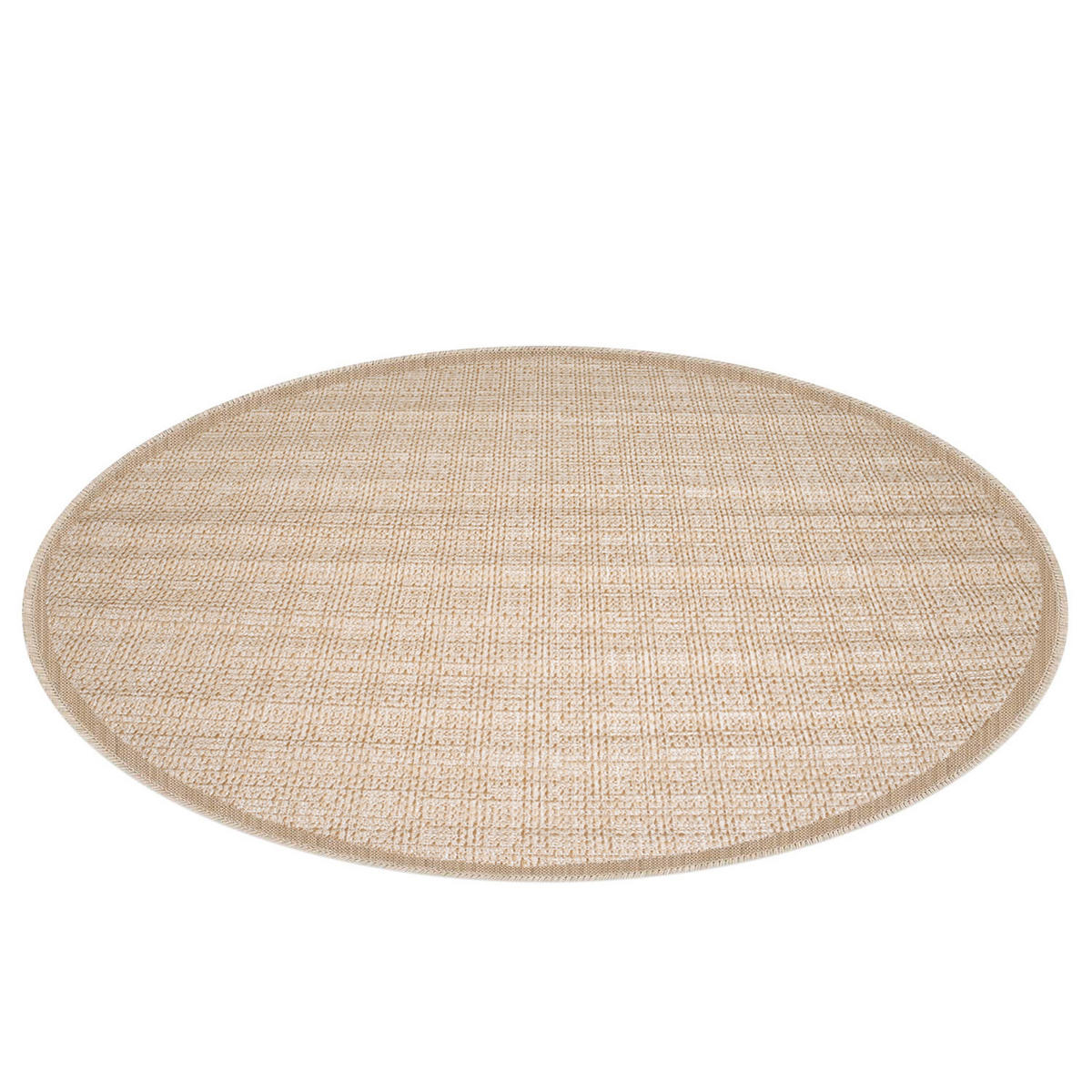 OUTDOOR-TEPPICH 791 Braun Wetterfest 200 cm Rund - Braun, Textil (200/200cm) - carpet city
