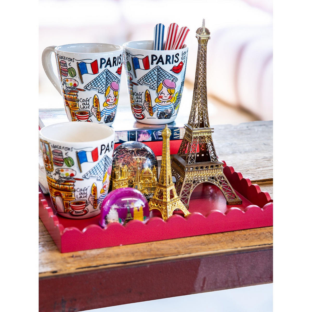 BECHER Blond City Icon Paris in Bunt - 350 ml - Multicolor, Keramik (0.35L) - Blond Amsterdam